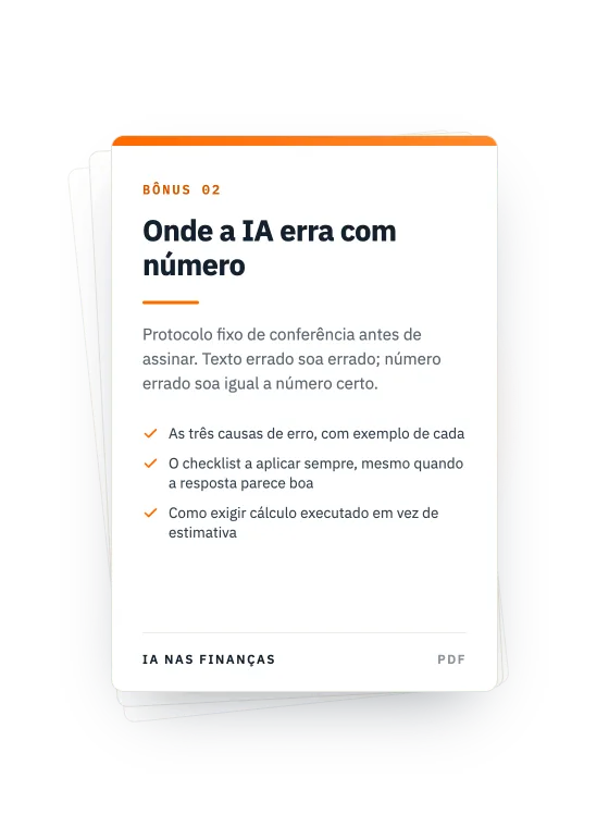 Onde a IA erra com número